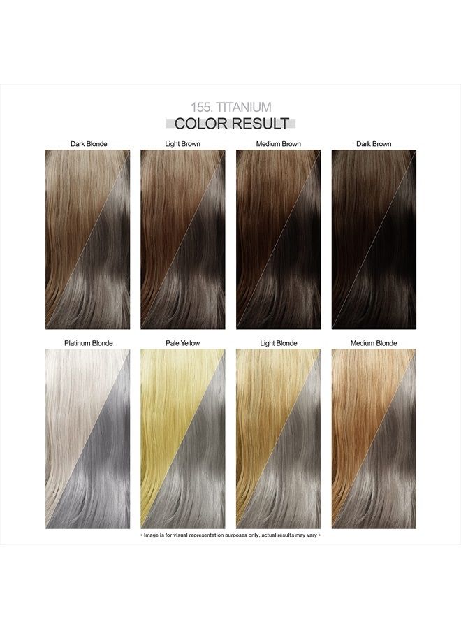 Adore Semi Permanent Hair Color - Vegan and Cruelty-Free Hair Dye - 4 Fl Oz - 155 Titanium (Pack of 1) - Image 3
