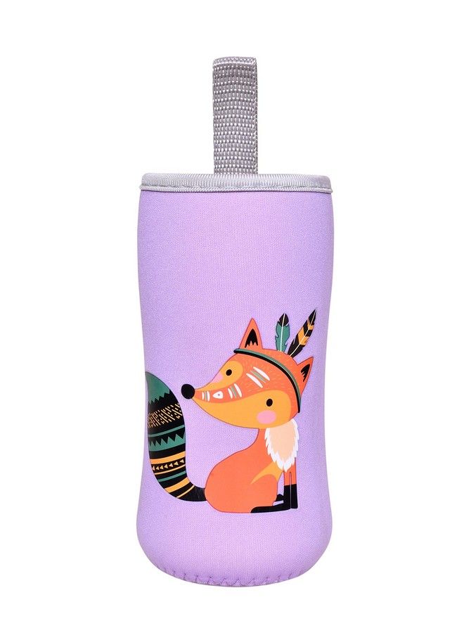 The Little Lookers ? Cute Animated Patterned Soft Stretchable Baby Feeding Bottle Cover With Easy To Hold Strap For 120Ml 150Ml 240Ml (Zebra Pack Of 1)