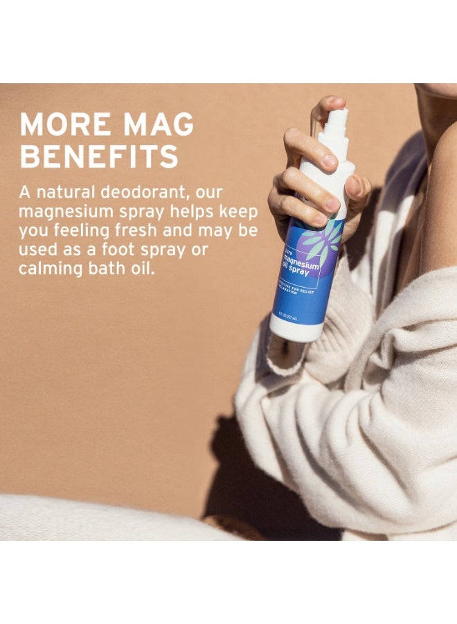 Life-Flo Pure Magnesium Oil for Feet and Body - 100% Pure Magnesium Spray from The Zechstein Seabed - Magnesium Oil Spray for Feet, Relaxes and Rejuvenates Muscles and Joints, 60-Day Guarantee, 8oz - Image 3