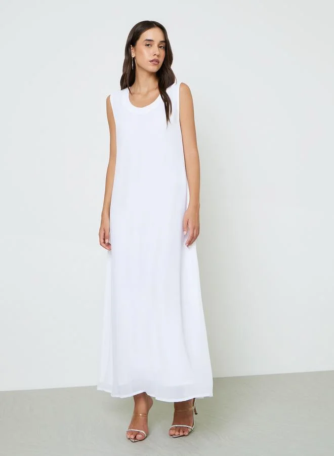 Maxim Creation  Embroidered Jalabiya with Inner Dress and Belt for Women | Best Price UAE