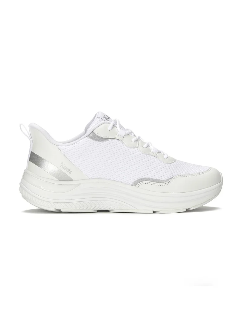 كيدز Keds Women's BlissMove Lace-Up Mesh Sneaker – Arch Support, Podiatrist-Approved Athletic Shoe White