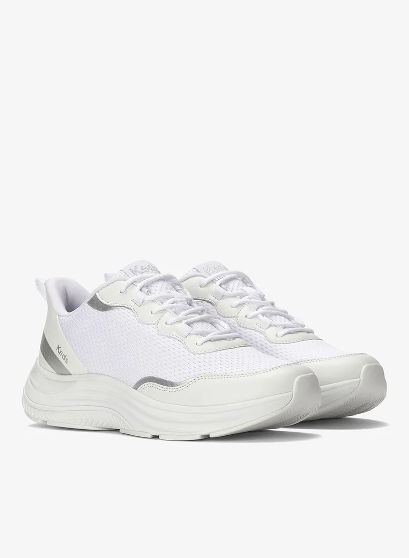 Keds KW-BMLACE-5-110 Keds Women's BlissMove Slip-on Mesh Sneaker – Arch Support, Podiatrist-Approved Athletic Shoe White for Women | Best Price UAE