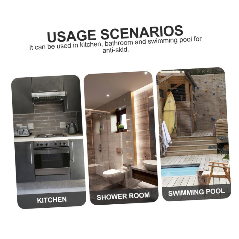 Non Skid Bath Stickers 6 Pcs Adhesive Strips for Shower Tub Stairs Safety - Image 4