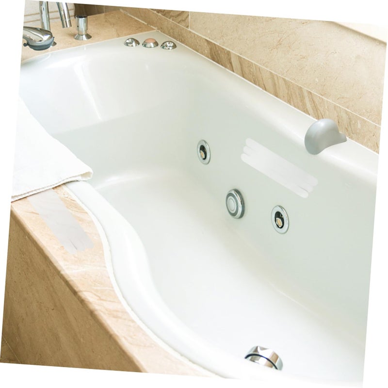 Non Skid Bath Stickers 6 Pcs Adhesive Strips for Shower Tub Stairs Safety - Image 5