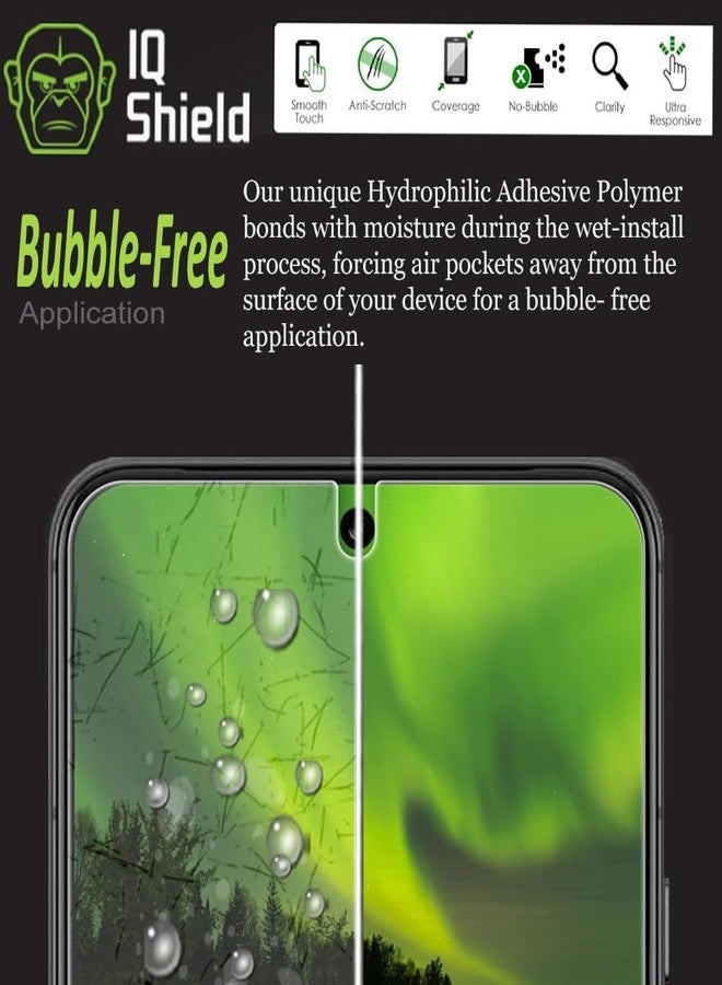 IQShield 2 Pack for Google Pixel 8 Screen Protector - Easy Install, Ultra Thin, Anti-Scratch, Smudge Resistant, Support Fingerprint Unlock, Anti-Bubble Clear TPU Film - Image 4