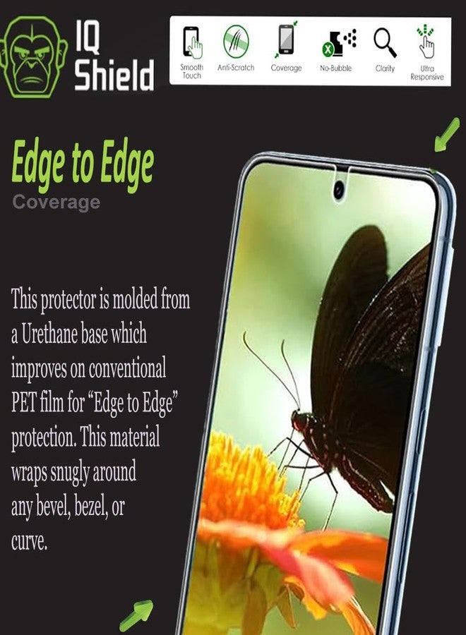 IQShield 2 Pack for Google Pixel 8 Screen Protector - Easy Install, Ultra Thin, Anti-Scratch, Smudge Resistant, Support Fingerprint Unlock, Anti-Bubble Clear TPU Film - Image 5