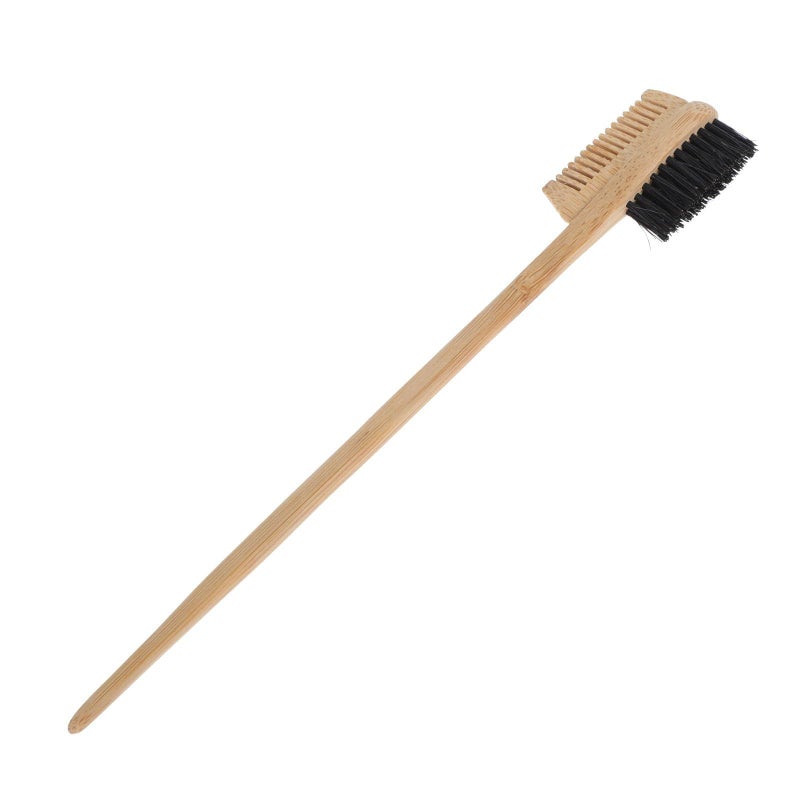 Multi Effect Wooden Eyebrow Brush And Trimming Tool Double Ended Brow Eyelash Grooming Comb For Precise Styling Edge Definition Women - Image 2
