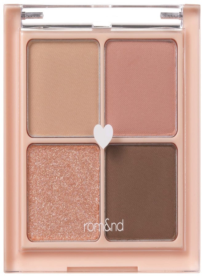 rom&nd Better than Eyes 4 Color Mini Palette, 01 Dry Mango Tulip, Eye Shadow Palette, Daily Natural Shades, Blendable, Rich Colors, Velvety Texture, Matte & Shimmer, High Pigmented, Long Lasting - Image 1