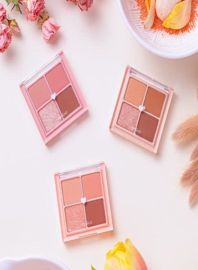 rom&nd Better than Eyes 4 Color Mini Palette, 01 Dry Mango Tulip, Eye Shadow Palette, Daily Natural Shades, Blendable, Rich Colors, Velvety Texture, Matte & Shimmer, High Pigmented, Long Lasting - Image 4