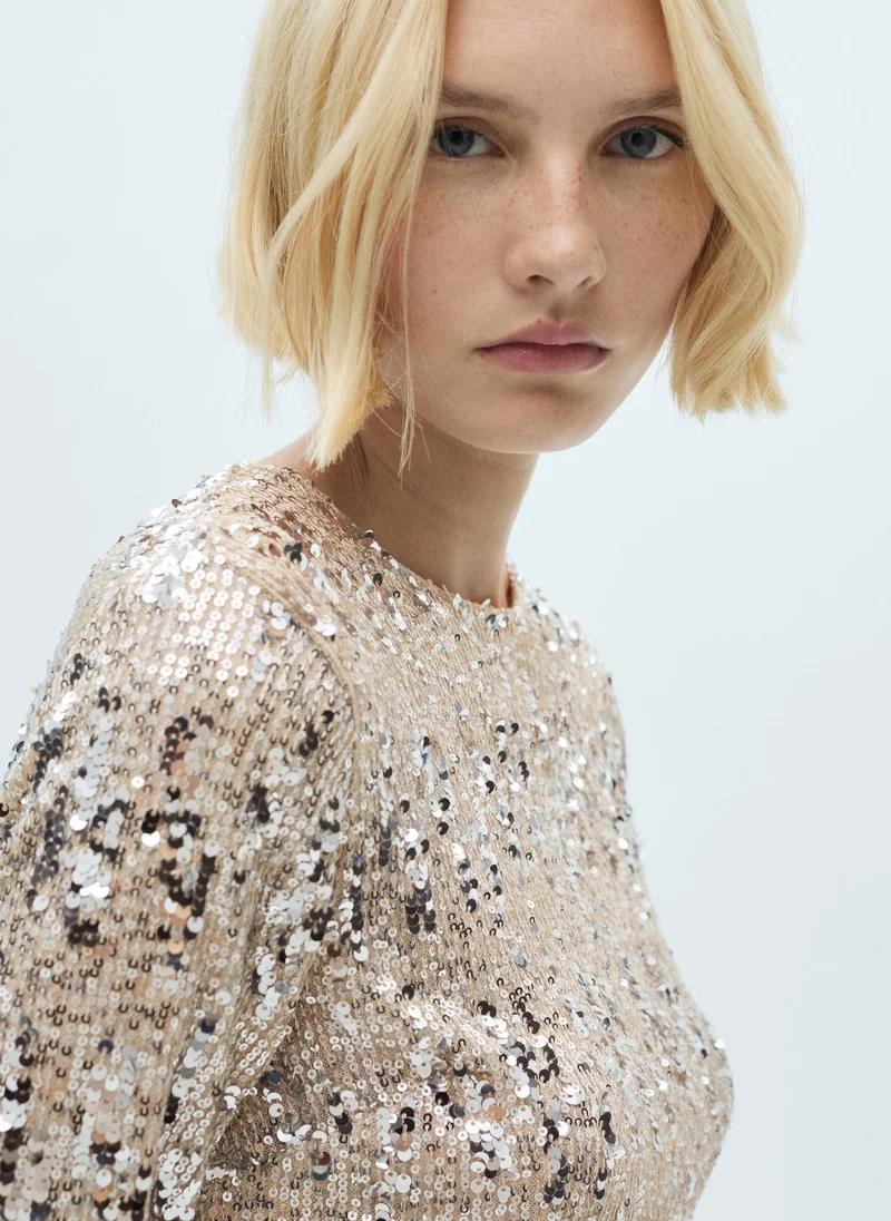 مانجو Sequin Mini Dress