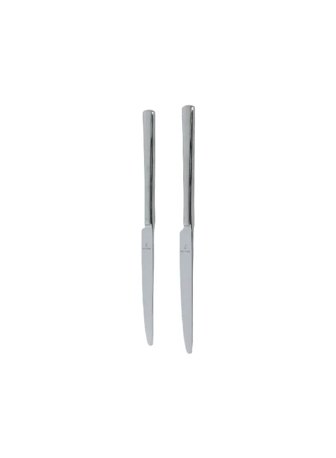 أميفا طقم سكاكين المائدة من الفولاذ المقاوم للصدأ قطعتين فضة 28 x 2 x 4.6 سم 6210X0VDXCAA2