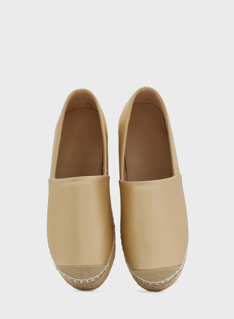 Ginger Toecap Slip On Espadrille