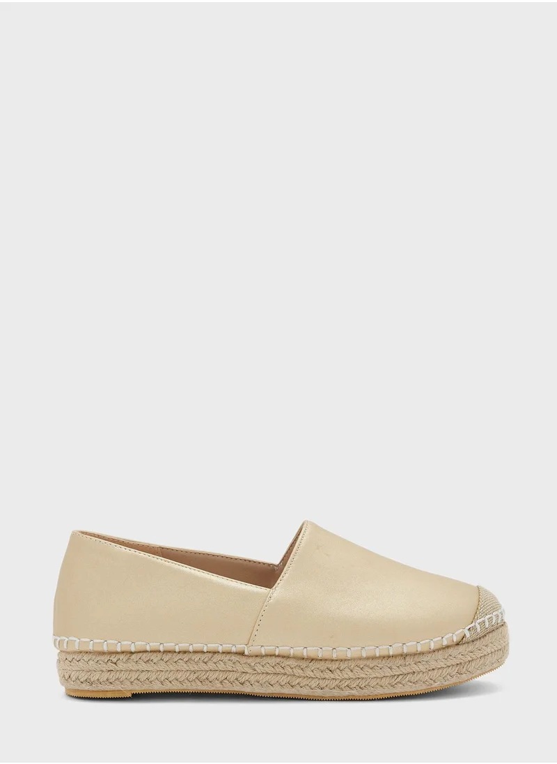 Ginger Toecap Slip On Espadrille