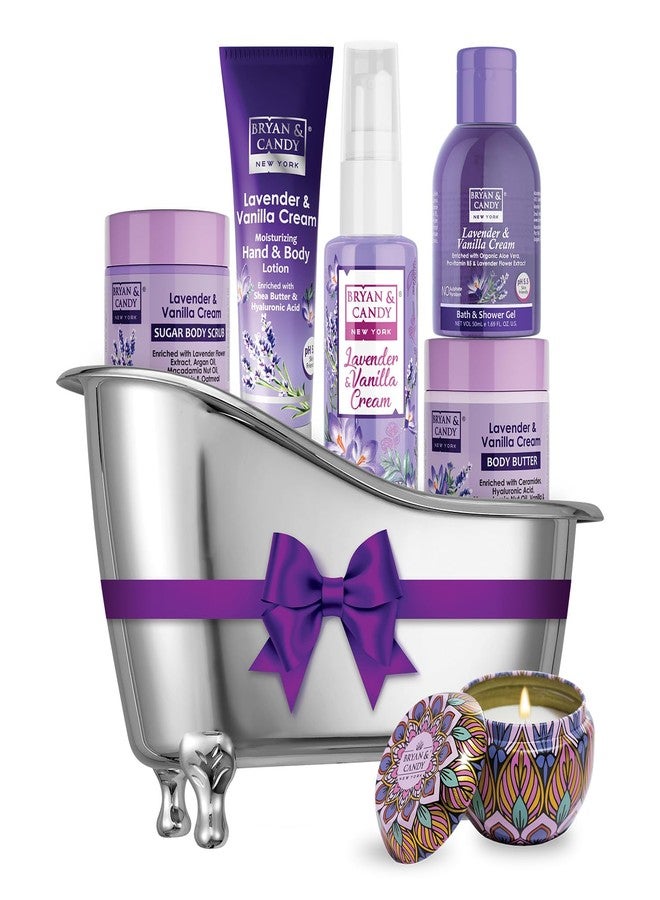 Bryan & Candy Lavender Bath Tub Kit Collection Gift For Women, Complete Home Spa Experience|Ph5.5 Skin Friendly | Vegan - Image 1