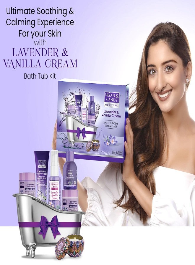 Bryan & Candy Lavender Bath Tub Kit Collection Gift For Women, Complete Home Spa Experience|Ph5.5 Skin Friendly | Vegan - Image 2