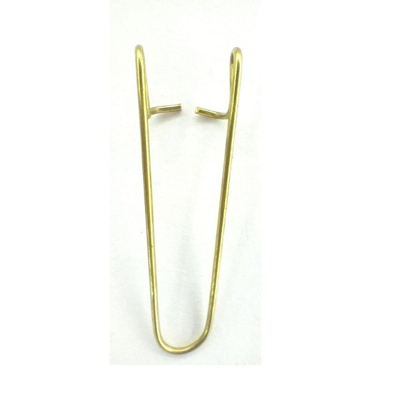 MAYAPURI Brass Tilak Stamp (Vaishnava Tilak Mold) Tika Stamp (U Shape) (6) - Image 2