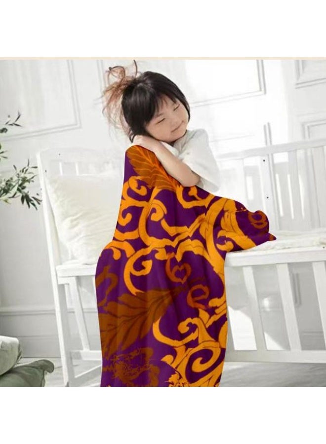 general Traditional flannel thin blanket (warm and comfortable, suitable for sleeping, playing games, dust removal and sandproof) 150cm*200cm - 39 - Image 3