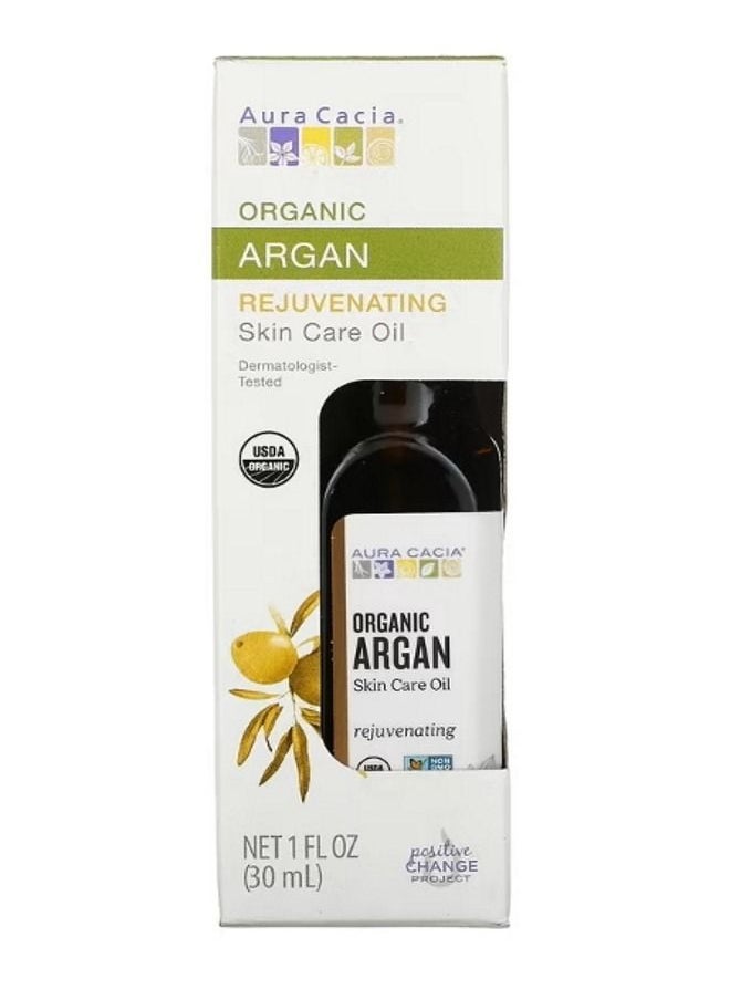 Aura Cacia Organic Skin Care Oil Rejuvenating Argan 1 fl oz 30 ml  - Image 2