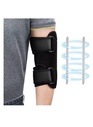 Elbow Brace, Comfortable Night Elbow Support, Adjustable Elbow Stabilizer, for Sleep Elbow Splint, with 2 Removable Metal Splints for Cubital Tunnel Syndrome, Tendonitis, Ulnar Nerve, Tennis - pzsku/Z6135AD50112CB96A48C1Z/45/_/1727359803/9b7efec7-6be9-4ad5-9a51-79b60c490b60