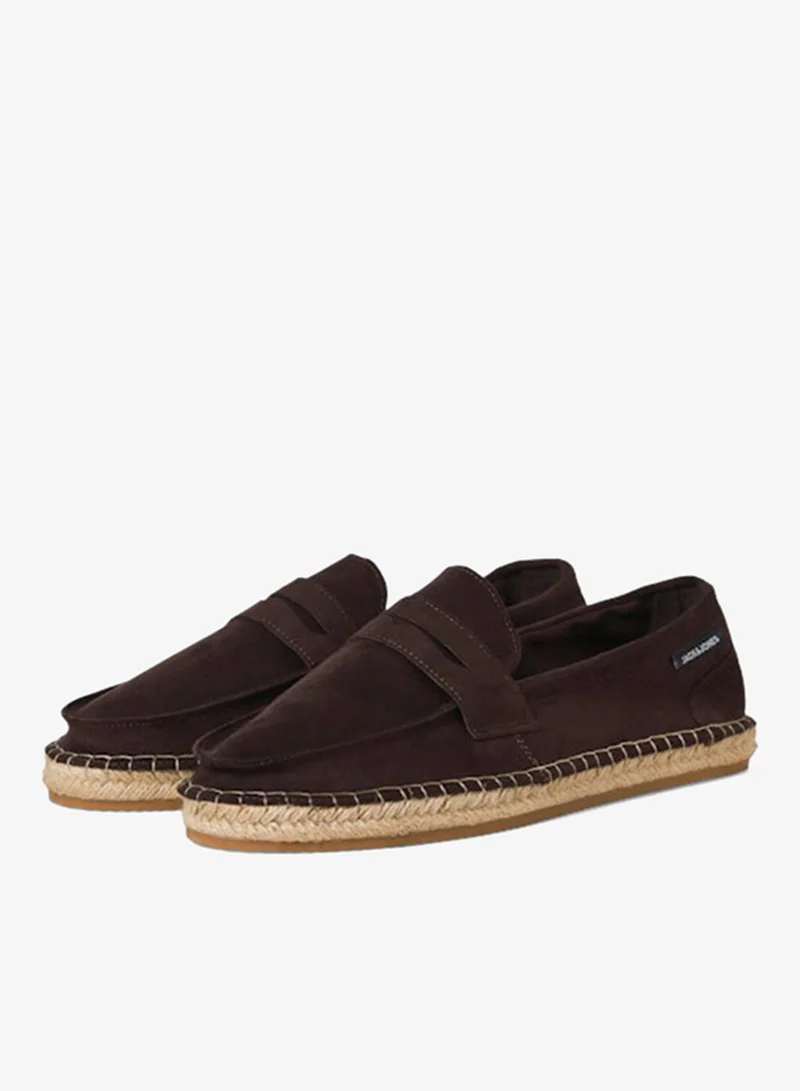 JACK & JONES Brown Stone Casual Slip Ons Espadrilles for Men | Best Price UAE
