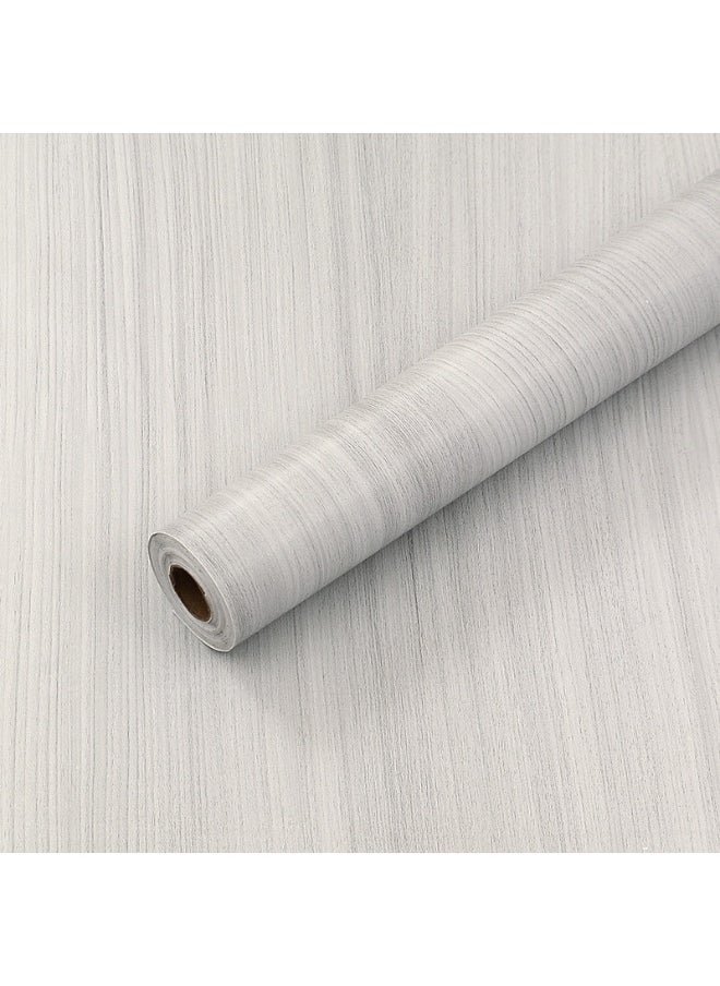 Anna 45cm x 5m Waterproof, Moisture-Proof, and Oil-Proof Faux Wood Grain Self-Adhesive Wallpaper for Home Renovation  - Image 1