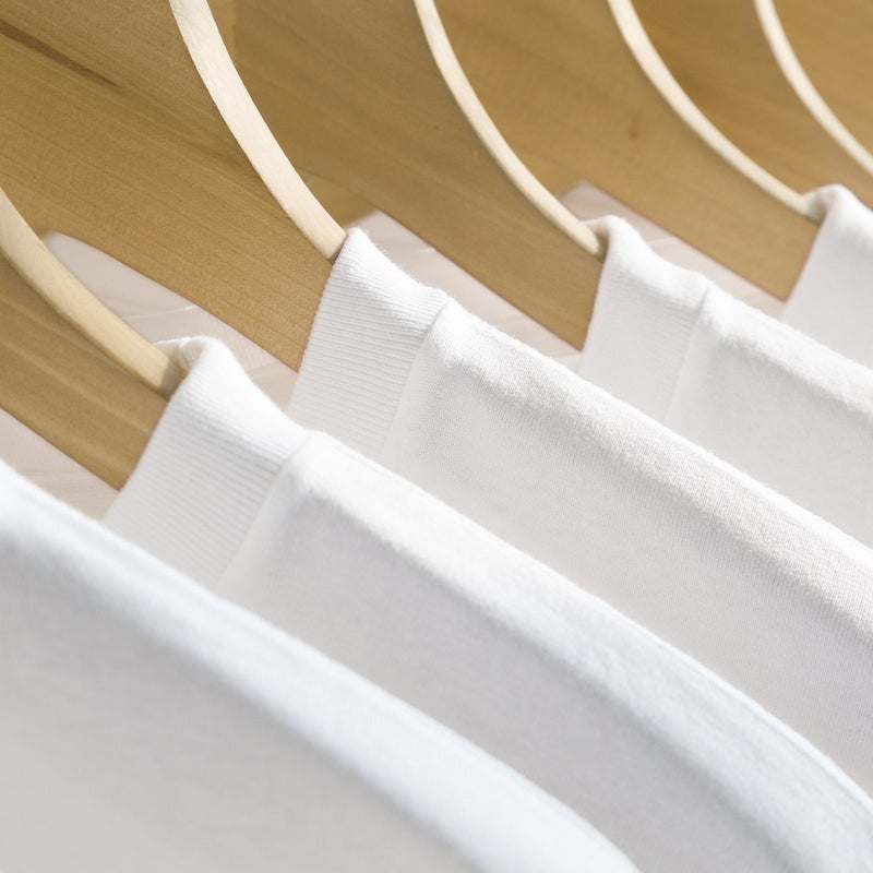 Japanese Style Heavy Pure Cotton Solid Color Short-Sleeved T-Shirt Women'S White Combed Cotton Men'S And Women'S T-Shirt Inner T-Shirt Pure White T Top - Image 5