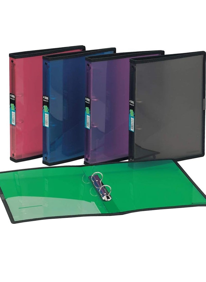 5-Piece Ring Binder With Two Rings Multicolour - pzsku/Z6136166E988923AE5C92Z/45/_/1698678689/707e6419-d5b8-45a0-be26-038824bf131e