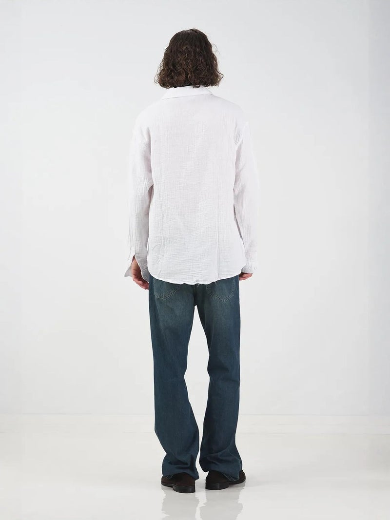 GIESTO Relaxed Fit Textured Long Sleeve Shirt - Image 4
