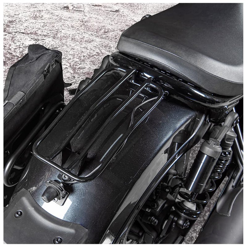 Motorcycle Rear Solo Seat Luggage Carrier Support Shelf Rack Holder for Honda Rebel CMX1100 CM1100 CMX 1100 CM 1100 2021 2022 2023 Rear Fender Cargo Rack Bracket Adapter Accessories 2123