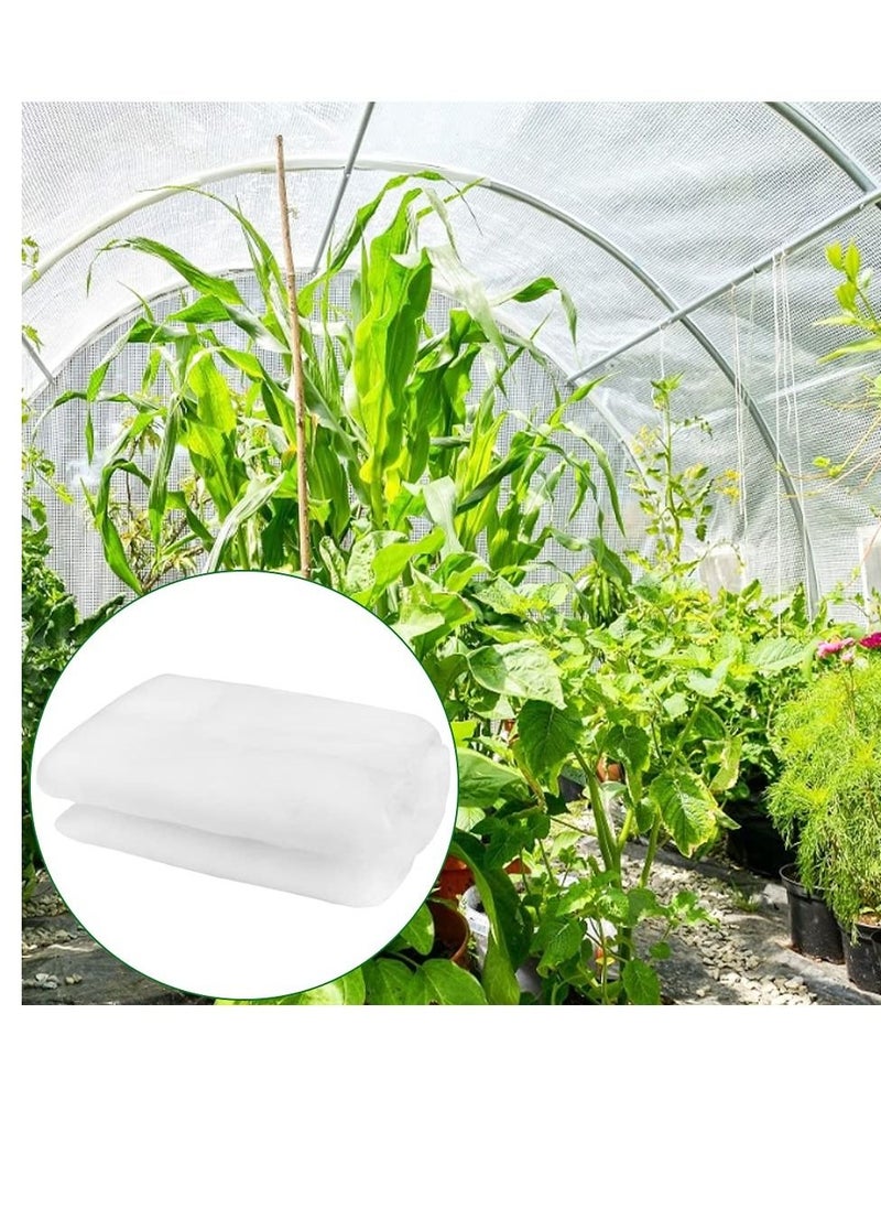 KASTWAVE Insect Protection Net, Breathable Garden Vegetable Plant Protect Netting Portable Plant Protection Netting Grow Tunnel Fine Mesh Greenhouse Plant Barrier for Plants Vegetable Fruit (2.5M*6M)  - Image 2