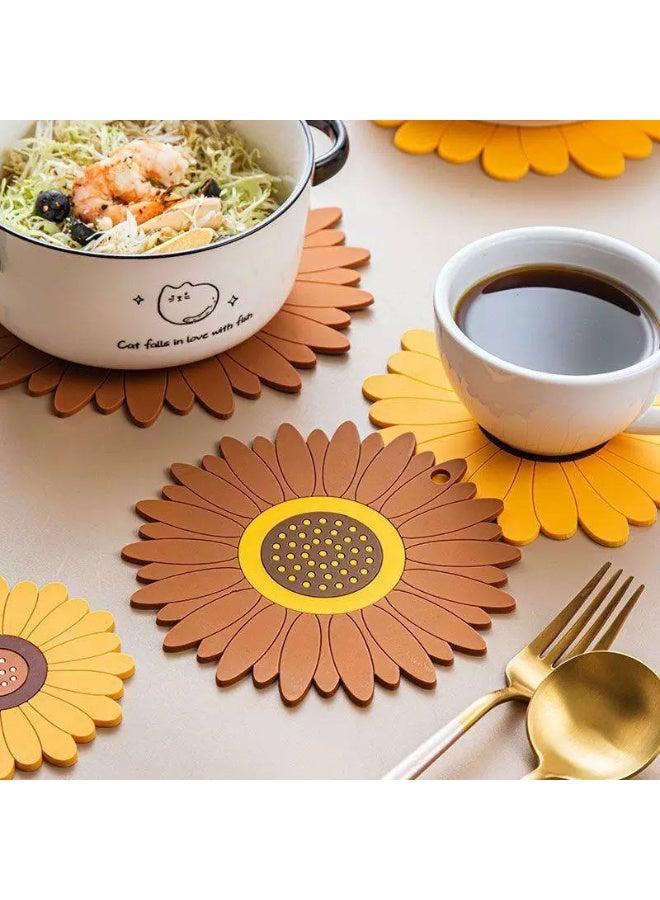 Heat-resistant silicone coaster for hot dishes - Image 3