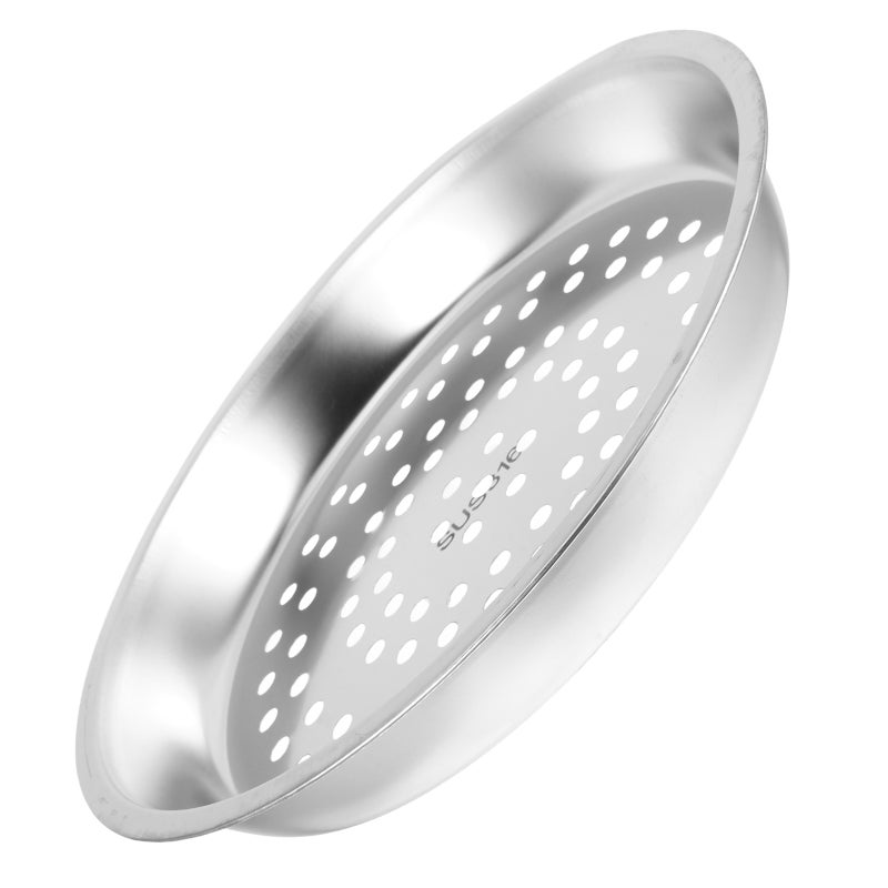 Stainless Steel Steamer Basket 28 cm Insert Deep Steamer Tray Steaming Rack Food Steamer Wok Dish Plate for Steaming Dumplings Vegetables Seafood - Image 5