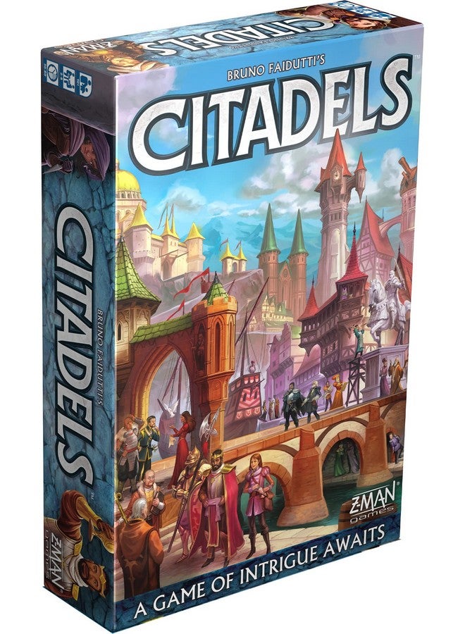 Z-Man Games Citadels Revised Edition Board Game - Master Builder Showdown! Medieval Strategy Game for Kids & Adults, Ages 10+, 2-8 Players, 30-60 Min Playtime, Made by Z-Man Games  - Image 1