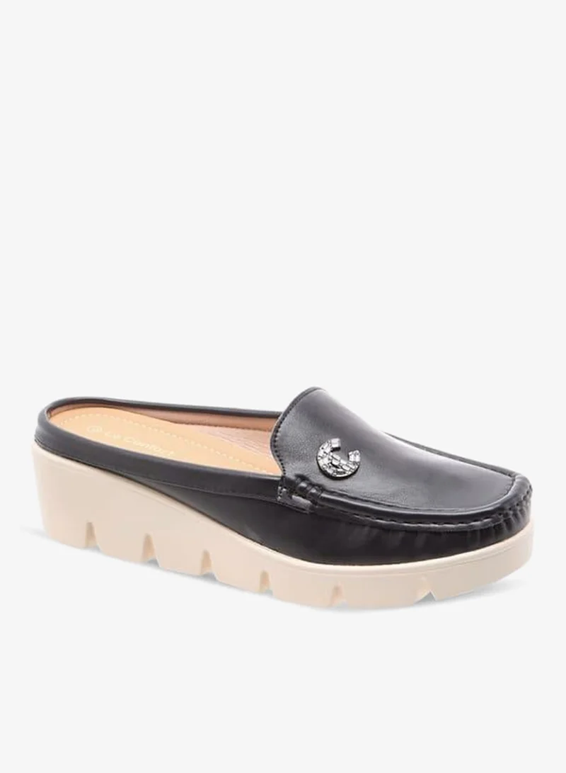 Le Confort Women's Logo Embellished Slip-On Loafers Ramadan Collection