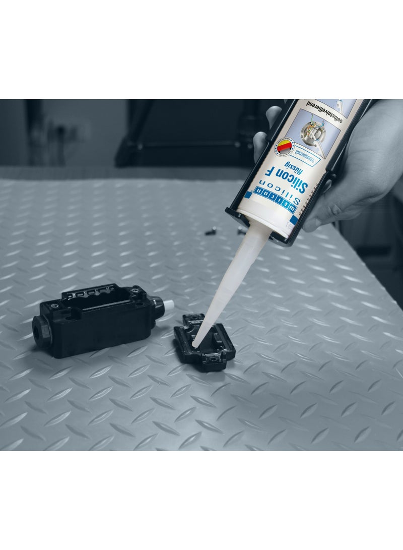 WEICON Silicone F liquid 310 ml For filling and coating of joints - Image 2