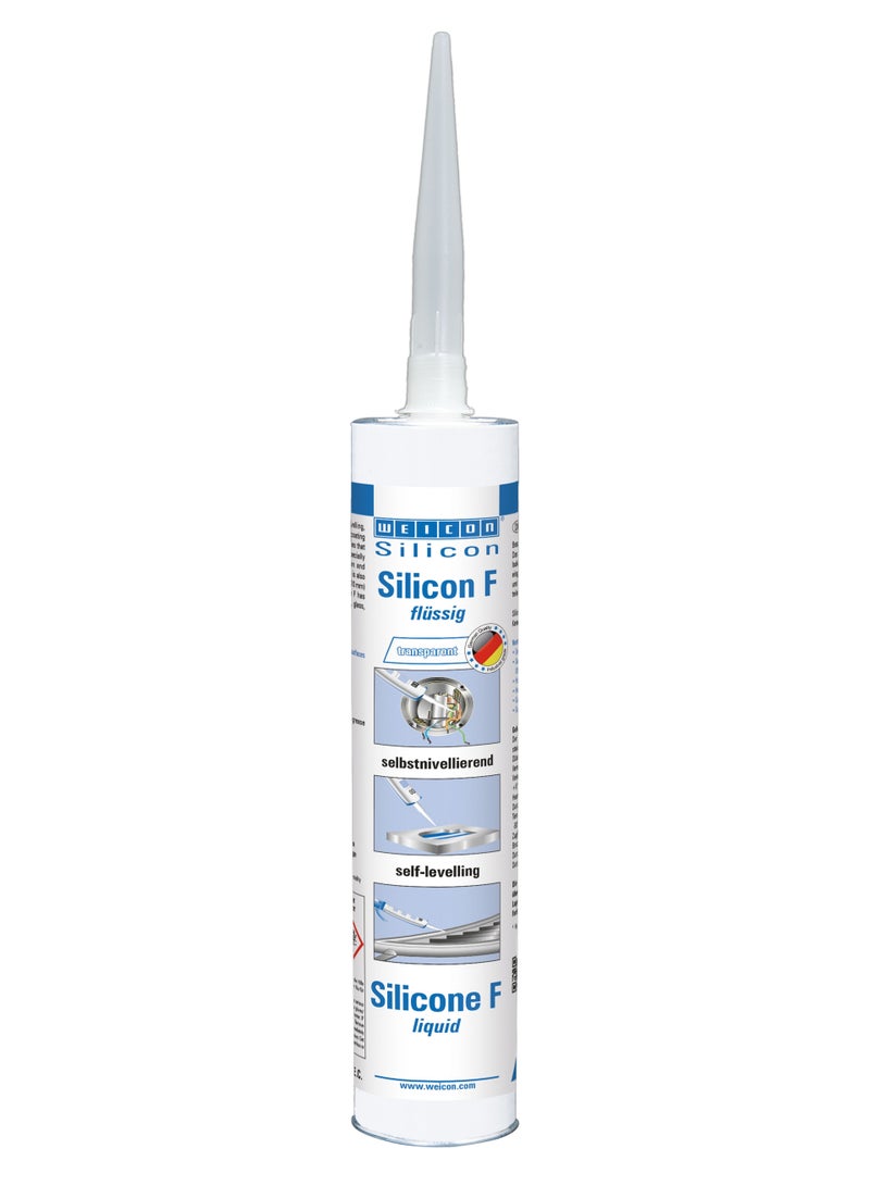 WEICON Silicone F liquid 310 ml For filling and coating of joints - Image 1
