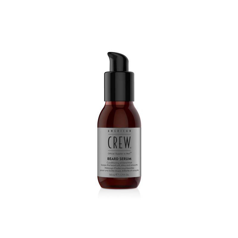 American Crew Beard Conditioner Serum, Conditioning Oil Blend for a Soft, Shiny & Smooth Beard, Stocking Stuffer for Him, 1.7 Fl Oz - Image 1