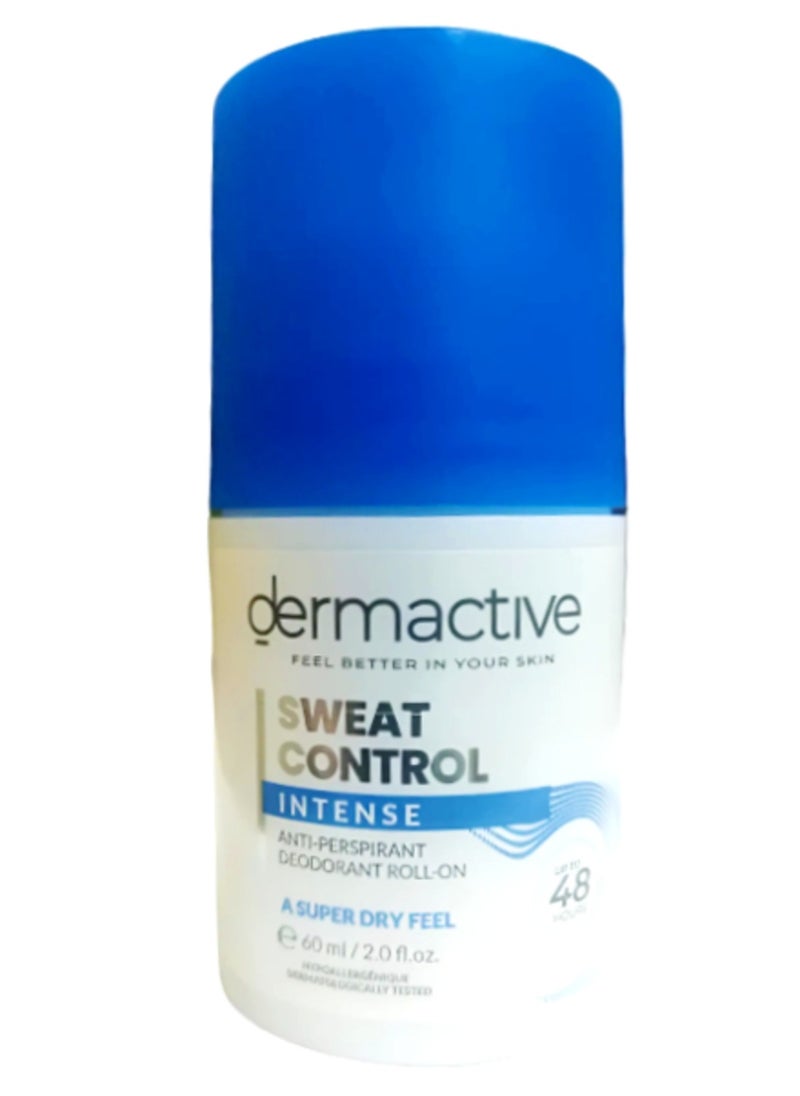 Dermactive - Sweat Control Intense Deodorant Roll On - 60 Ml - Image 1