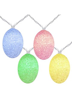 erorex Easter Decorations Easter Egg String Lights Pastel 10 Led String Lights With Battery Operated Fairy Lights For Home Banister Tree Fireplace Spring Decor  - Image 1