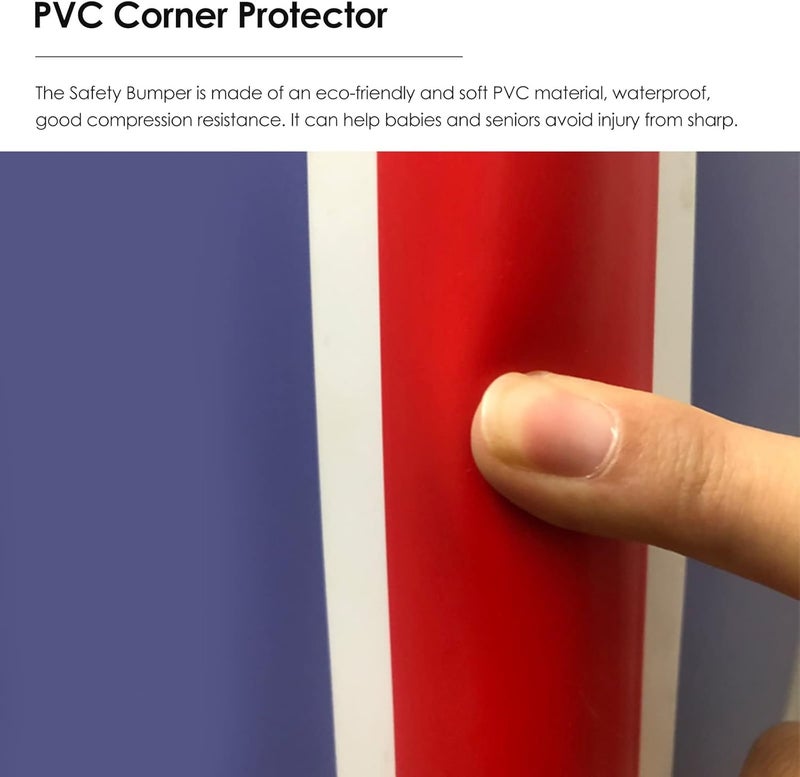 Corner Guards for Walls,Wall Guard PVC, Lightweight 1.5 Inch Wide Fireplace Bumpers/Edging Bar, for and Decoration - Image 4