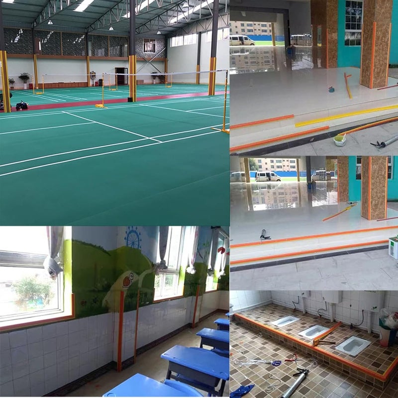 Corner Guards for Walls,Wall Guard PVC, Lightweight 1.5 Inch Wide Fireplace Bumpers/Edging Bar, for and Decoration - Image 2