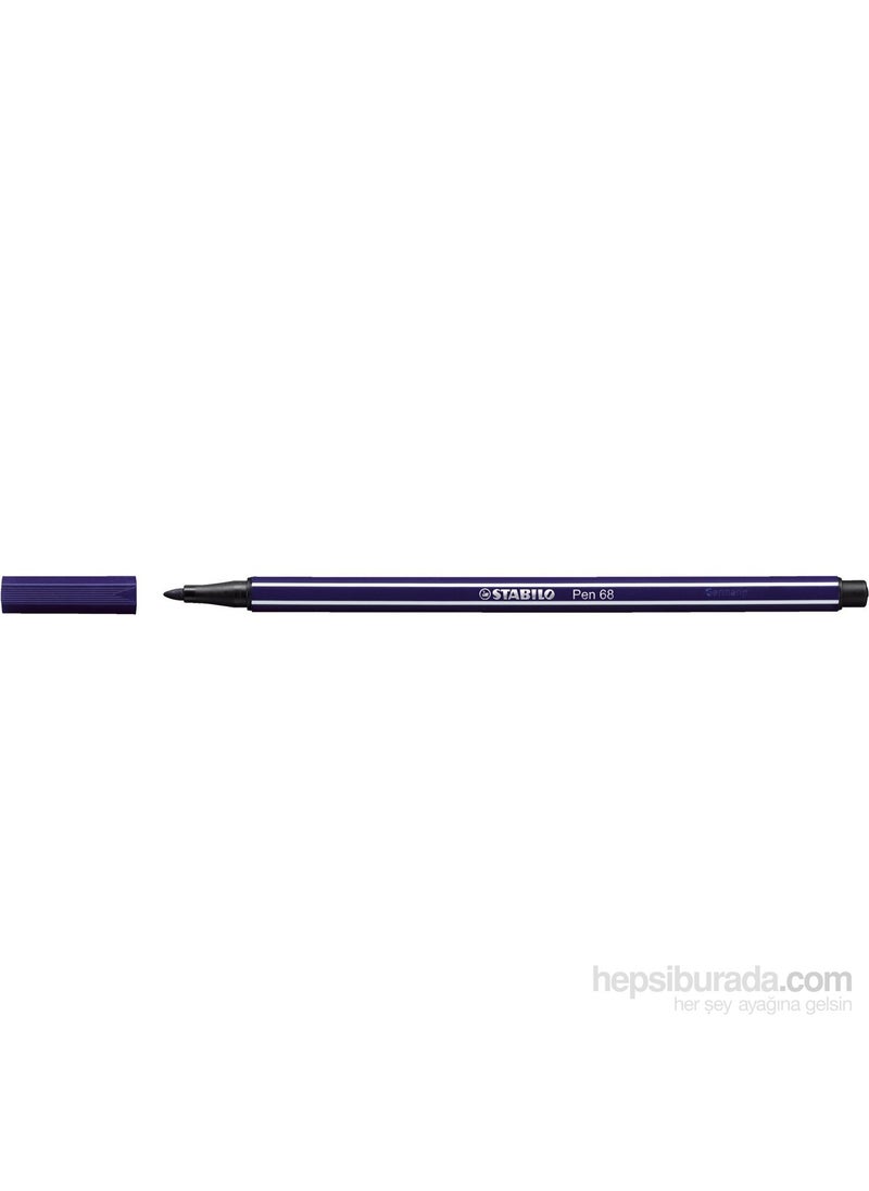 STABILO Pen 68 - Dark Blue 10Li 
