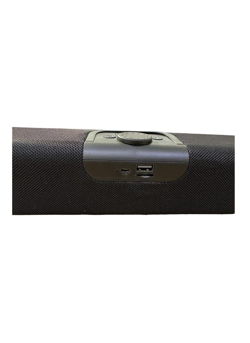 Zero - Z233 Portable Bluetooth Speaker with USB Output and Memory Card Reader Output Black - Image 1