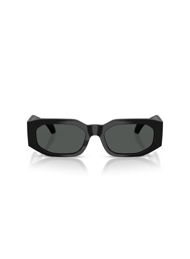 VERSACE Men Full Rimmed Irregular Sunglasses 4489U GB187 - Image 4