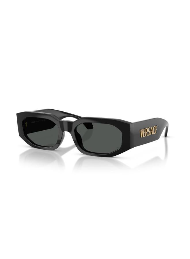 VERSACE Men Full Rimmed Irregular Sunglasses 4489U GB187 - Image 1