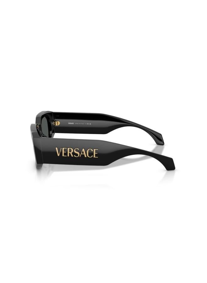 VERSACE Men Full Rimmed Irregular Sunglasses 4489U GB187 - Image 2