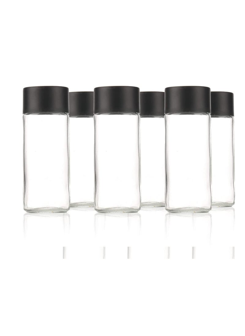 VoiDrop - VOIDROP set of 6 Glass Juice Bottles Reusable Water bottle 350ML - Image 1