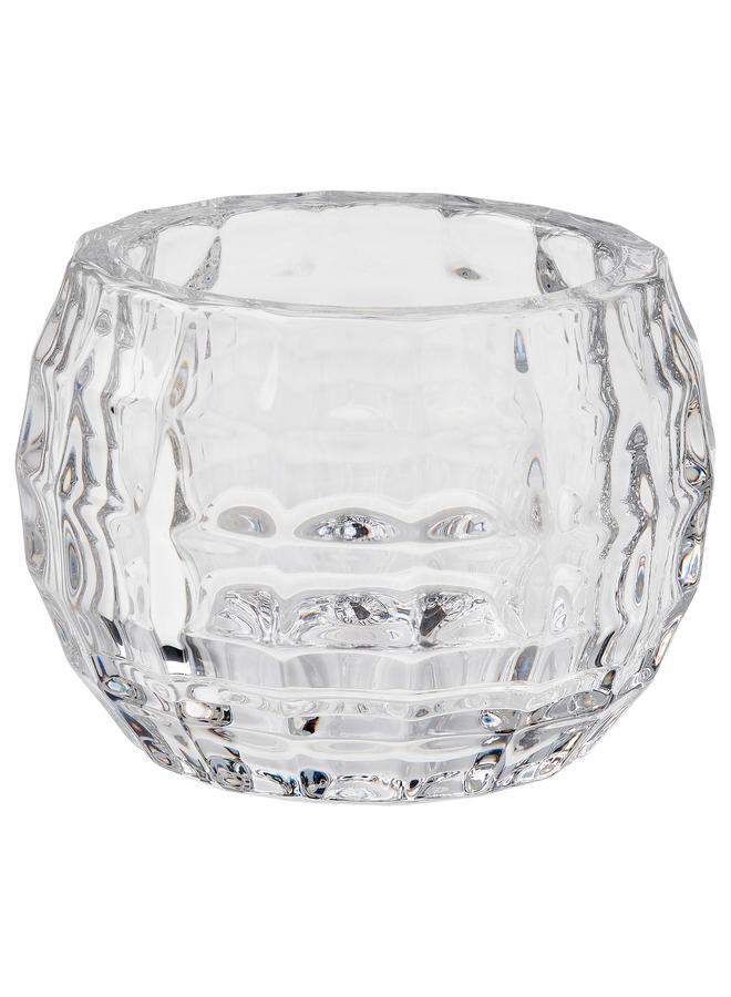 Green Tiger Tealight holder, clear glass, 6 cm - Image 1