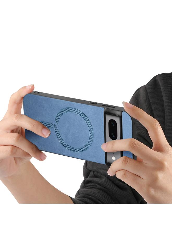 erorex Case For Google Pixel 7 Pro Retro Magsafe Magnetic PU Back Cover Phone Case - Image 4