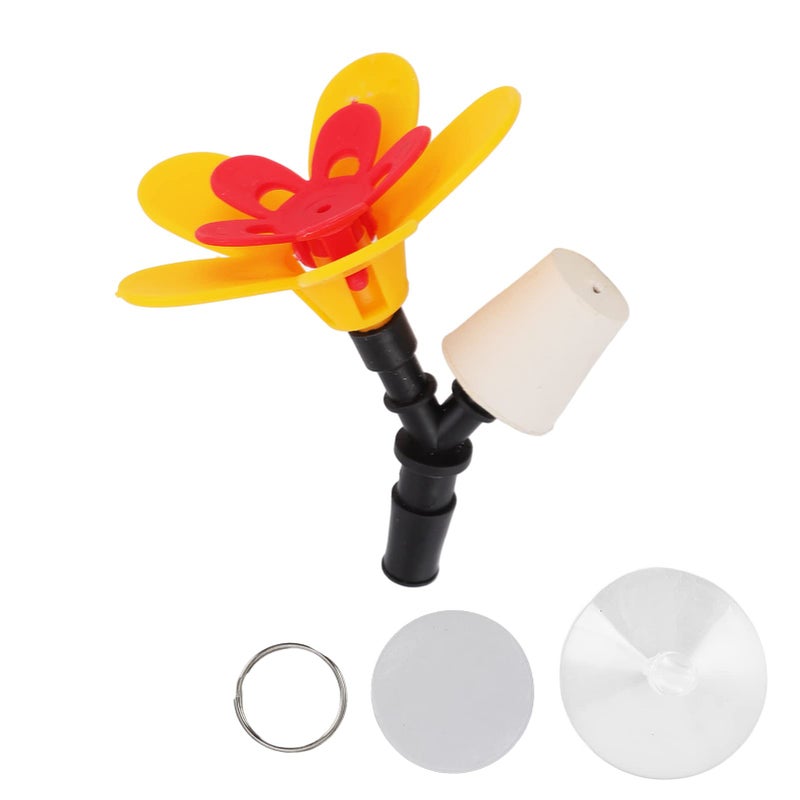 Single Flower Plastic Hanging Hummingbird Feeder Kit for Outdoor Garden Patio - Image 2